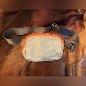Lululemon Light Green and Orange Belt Bag